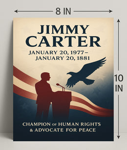 Jimmy Carter Human Rights Champion Poster Wall Art PosterGoat