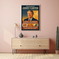 Jimmy Carter Human Rights Diplomacy Wall Art Print PosterGoat