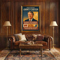 Jimmy Carter Human Rights Diplomacy Wall Art Print PosterGoat