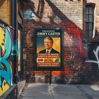 Jimmy Carter Human Rights Diplomacy Wall Art Print PosterGoat