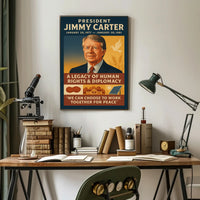 Jimmy Carter Human Rights Diplomacy Wall Art Print PosterGoat
