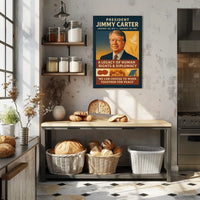 Jimmy Carter Human Rights Diplomacy Wall Art Print PosterGoat