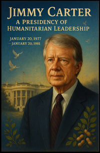 Jimmy Carter Humanitarian Leadership Wall Art Print PosterGoat