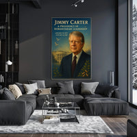 Jimmy Carter Humanitarian Leadership Wall Art Print PosterGoat