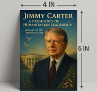 Jimmy Carter Humanitarian Leadership Wall Art Print PosterGoat
