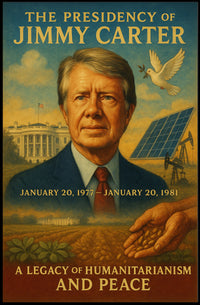 Jimmy Carter Humanitarianism Wall Art Print PosterGoat