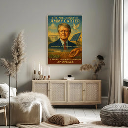 Jimmy Carter Humanitarianism Wall Art Print PosterGoat