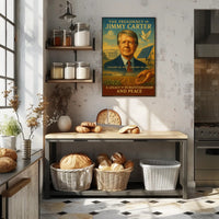 Jimmy Carter Humanitarianism Wall Art Print PosterGoat
