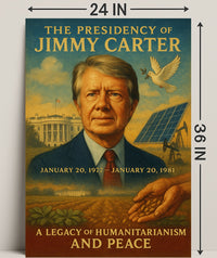 Jimmy Carter Humanitarianism Wall Art Print PosterGoat