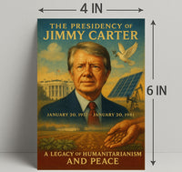 Jimmy Carter Humanitarianism Wall Art Print PosterGoat