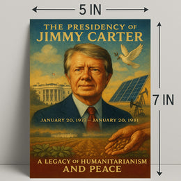 Jimmy Carter Humanitarianism Wall Art Print PosterGoat