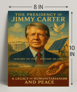 Jimmy Carter Humanitarianism Wall Art Print PosterGoat