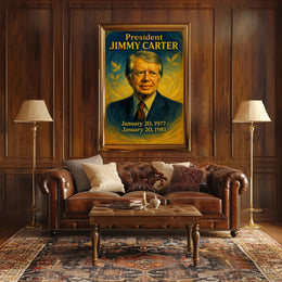 Jimmy Carter Legacy Wall Print PosterGoat