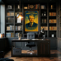 Jimmy Carter Legacy Wall Print PosterGoat