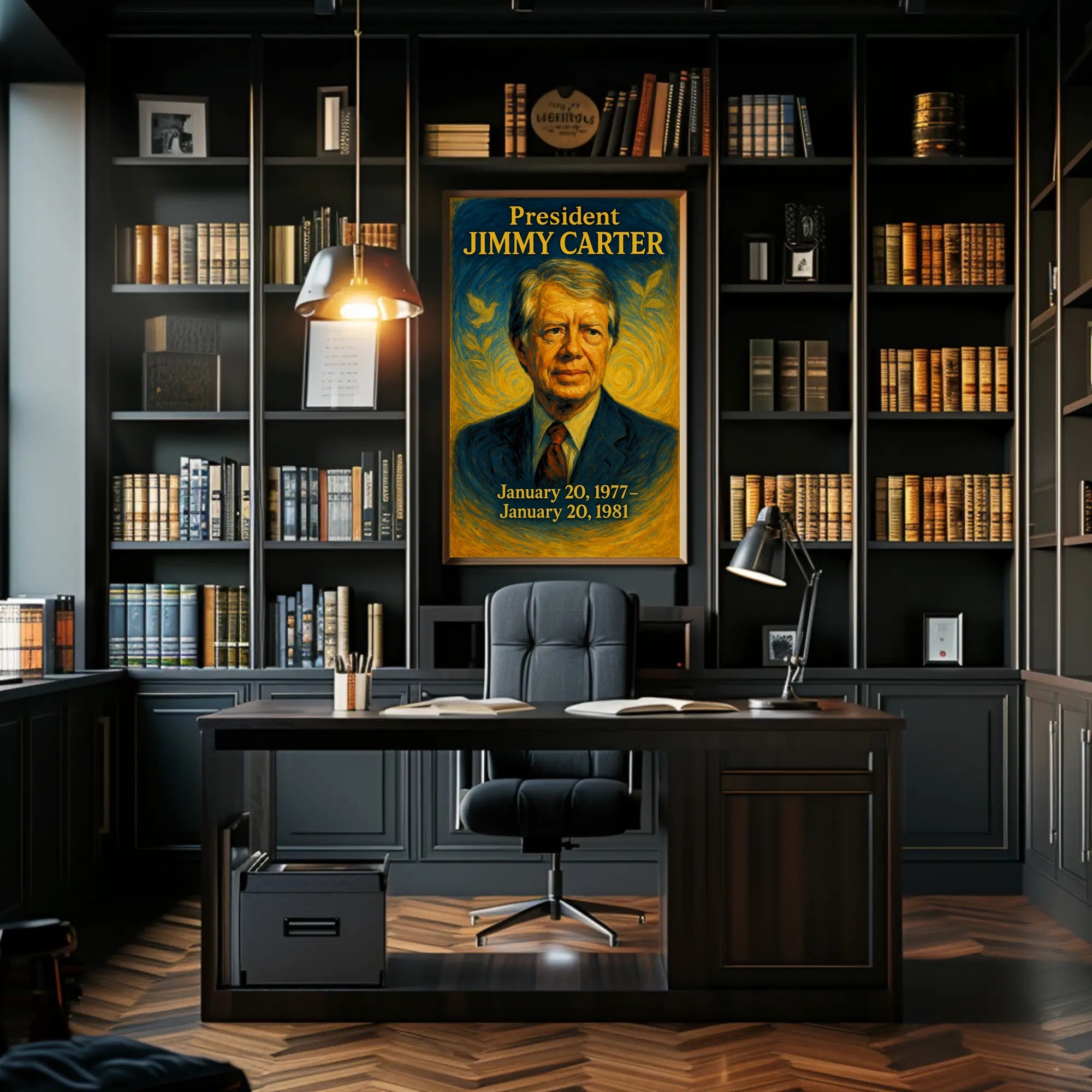 Jimmy Carter Legacy Wall Print PosterGoat