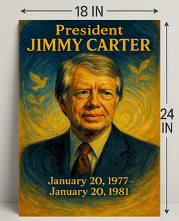 Jimmy Carter Legacy Wall Print PosterGoat
