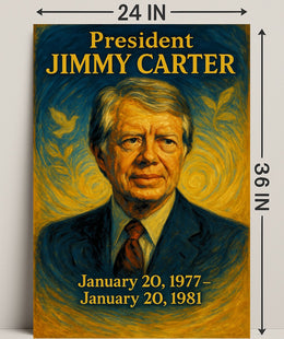 Jimmy Carter Legacy Wall Print PosterGoat