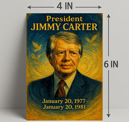 Jimmy Carter Legacy Wall Print PosterGoat