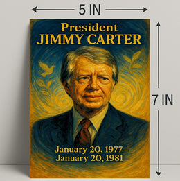 Jimmy Carter Legacy Wall Print PosterGoat