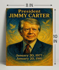 Jimmy Carter Legacy Wall Print PosterGoat