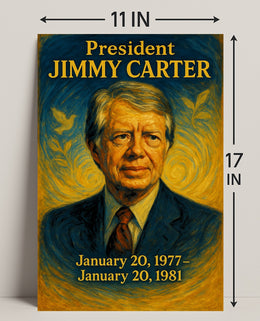 Jimmy Carter Legacy Wall Print PosterGoat