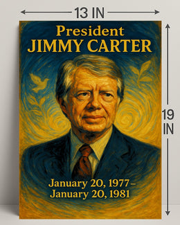 Jimmy Carter Legacy Wall Print PosterGoat