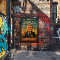 Jimmy Carter Portrait Collection Fine Art Print PosterGoat