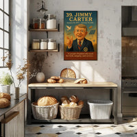 Jimmy Carter Portrait Collection Fine Art Print PosterGoat