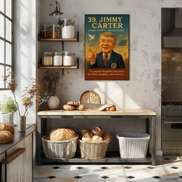 Jimmy Carter Portrait Collection Fine Art Print PosterGoat