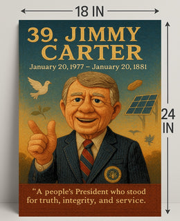 Jimmy Carter Portrait Collection Fine Art Print PosterGoat