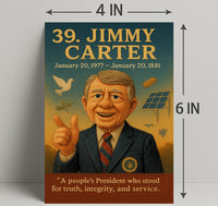 Jimmy Carter Portrait Collection Fine Art Print PosterGoat