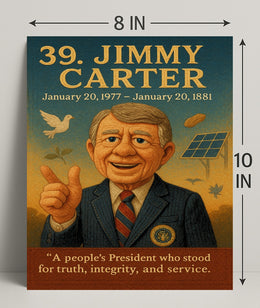 Jimmy Carter Portrait Collection Fine Art Print PosterGoat