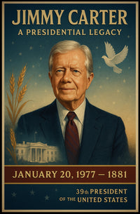 Jimmy Carter Portrait Collection Gallery Print Poster PosterGoat
