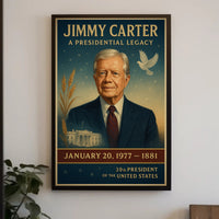Jimmy Carter Portrait Collection Gallery Print Poster PosterGoat