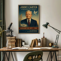 Jimmy Carter Portrait Collection Gallery Print Poster PosterGoat