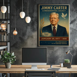 Jimmy Carter Portrait Collection Gallery Print Poster PosterGoat
