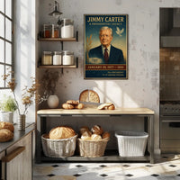 Jimmy Carter Portrait Collection Gallery Print Poster PosterGoat