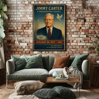 Jimmy Carter Portrait Collection Gallery Print Poster PosterGoat
