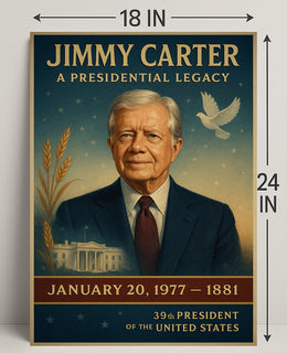 Jimmy Carter Portrait Collection Gallery Print Poster PosterGoat