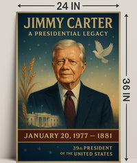 Jimmy Carter Portrait Collection Gallery Print Poster PosterGoat