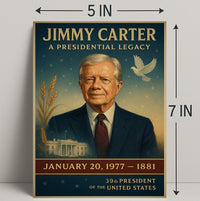 Jimmy Carter Portrait Collection Gallery Print Poster PosterGoat