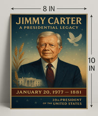 Jimmy Carter Portrait Collection Gallery Print Poster PosterGoat