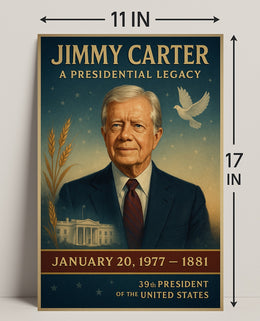 Jimmy Carter Portrait Collection Gallery Print Poster PosterGoat