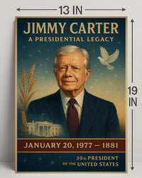 Jimmy Carter Portrait Collection Gallery Print Poster PosterGoat