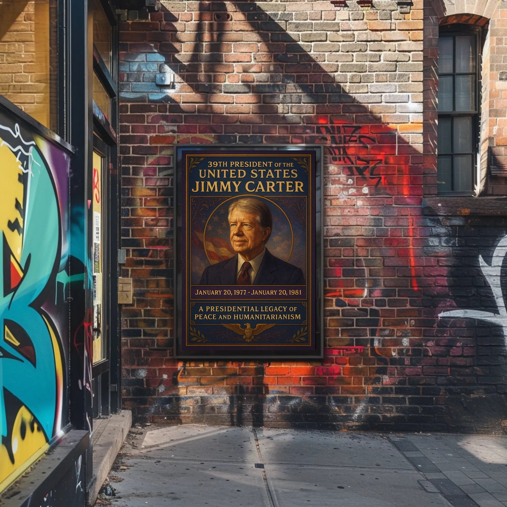Jimmy Carter Presidency Archival Poster PosterGoat