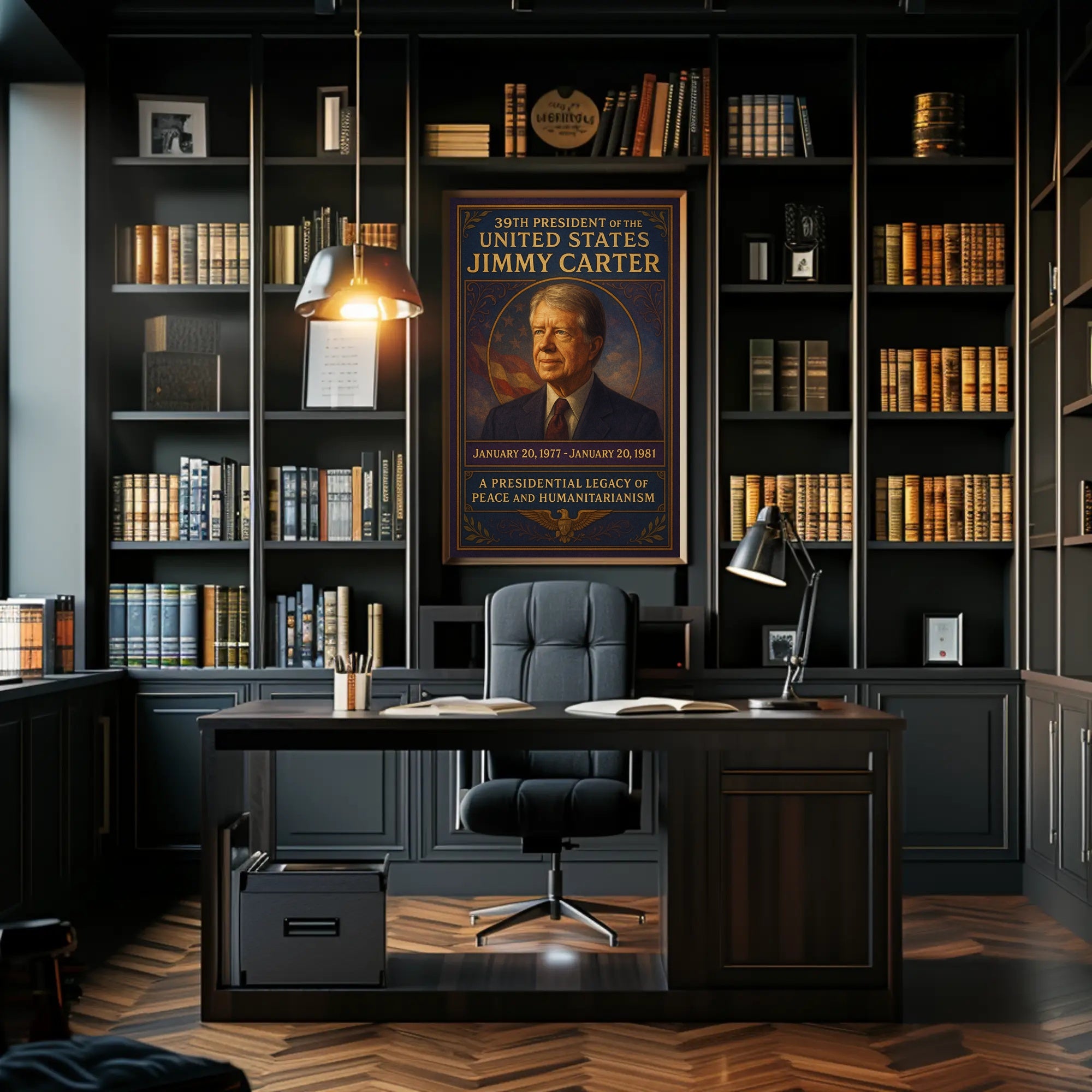 Jimmy Carter Presidency Archival Poster PosterGoat