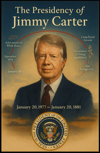 Jimmy Carter Presidency Wall Art Print Decor PosterGoat
