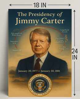 Jimmy Carter Presidency Wall Art Print Decor PosterGoat