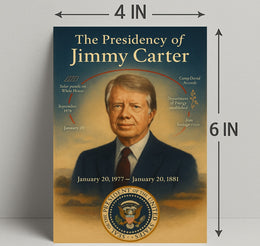 Jimmy Carter Presidency Wall Art Print Decor PosterGoat