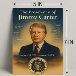 Jimmy Carter Presidency Wall Art Print Decor PosterGoat